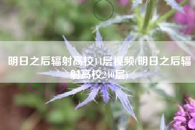 明日之后辐射高校14层视频(明日之后辐射高校240层)