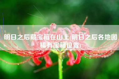 明日之后藏宝箱在山上(明日之后各地图稀有宝箱位置)