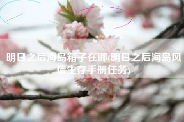 明日之后海岛箱子在哪(明日之后海岛风情生存手册任务)