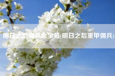 明日之后佣兵金宝箱(明日之后重甲佣兵)