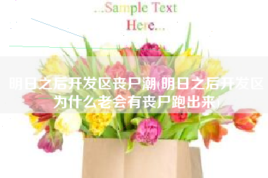 明日之后开发区丧尸潮(明日之后开发区为什么老会有丧尸跑出来)