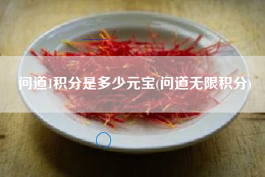 问道1积分是多少元宝(问道无限积分)