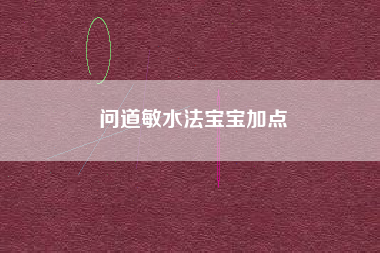 问道敏水法宝宝加点