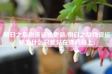 明日之后物资运输更新(明日之后物资运输为什么只能站在弹药箱上)