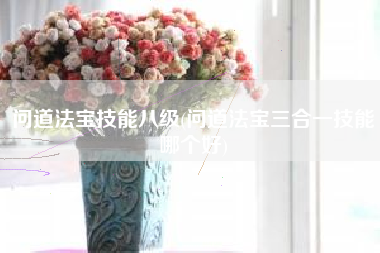 问道法宝技能八级(问道法宝三合一技能哪个好)