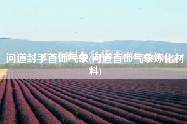 问道封手首饰气象(问道首饰气象炼化材料)